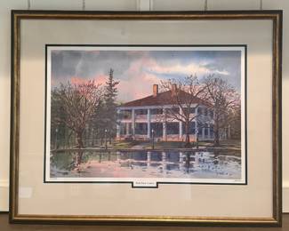 Buhl Park Casino in Sharon/Hermitage, Pennsylvania, signed by artist
