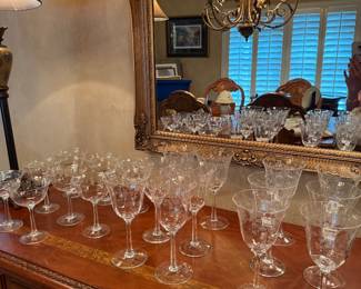 Lenox "Castle Garden" glassware