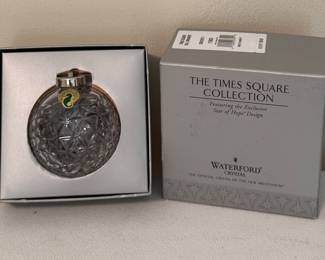 Waterford crystal ball ornament - Times Square Collection