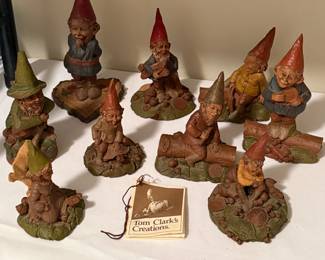 Vintage Tom Clark Gnomes, sculpted for Cairn Studio