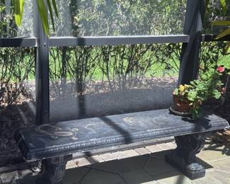 Cement bench
