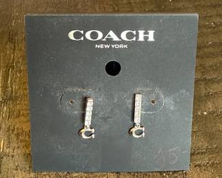 Coach earrings
