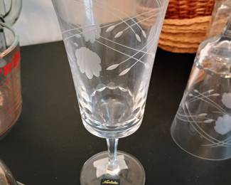 Crystal stemware