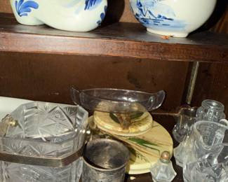 Delft style Handpainted porcelain pieces