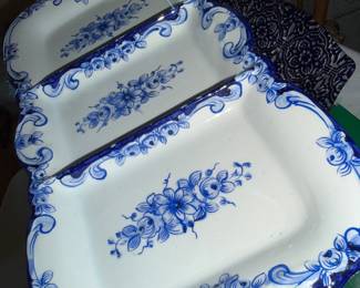 Portuguese ceramic serving dish