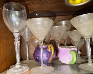 Moser style glass