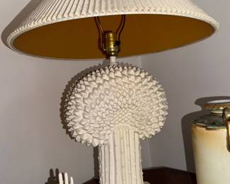 Vintage Italian Ceramic Cactus lamp