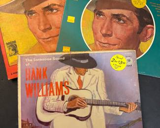 Even got some Hank Williams albums