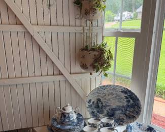 Blue Brook and other beautiful sets. And adorable Plant Hangers