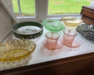 Colored glassware