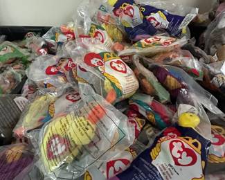 unwrapped vintage mini Ty Beanie babies