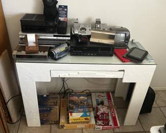 VHS Player, Portable TV, DVD player, games