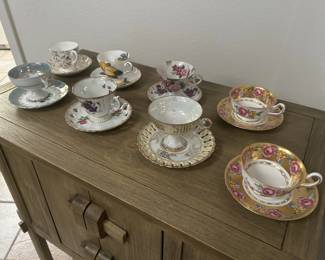 Porcelain teacups
