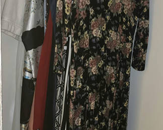 Lot 54: Assorted women's dresses and tops