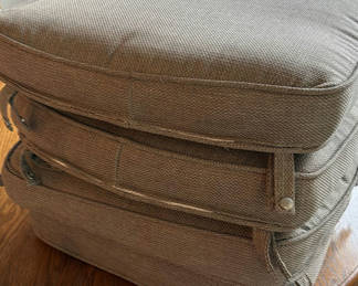 Lot 163: Gray fabric bags and decorative candle holder with tealights