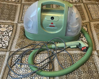 Lot 17: Bissell Little Green portable carpet and upholstery cleaner