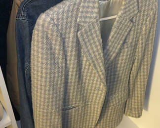 Lot 56: Assorted jackets and blazers on hangers