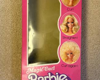 Vtg. Mattel No. 3856 Magic Curl Barbie Box Only