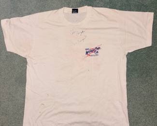 1991 World Cup Wrestling Signed T-Shirt!