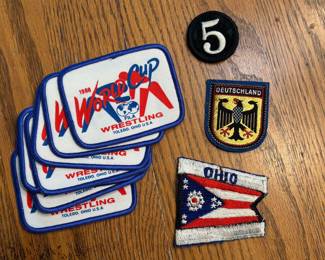 Vtg. Commemorative Patch 1988 FILA Wrestling World Cup Toledo, OH USA, Etc!