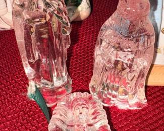 Glass Nativity Set!