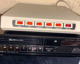 Sears HQ #934.53510650 119 Channel Stereo/VHS, Relocatable Power Taps #PC0061!