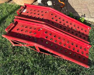 Vtg Metal Car Ramps!