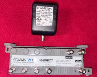 CommScope HomeConnect 5-Port Passive VolP Amplifier & AC Adapter!