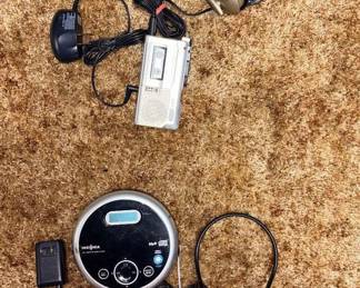 Insignia #NS-P5113 FM Tuner CD/MP3 Player, Sony Micro-Cassette Recorder #M560V!