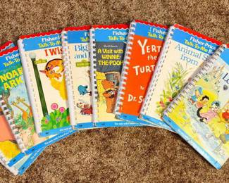 Vtg Fisher Price Talk to me books!