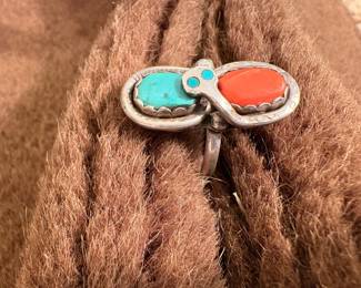 Effie Calavaza Zuni Snake Sterling Silver Ring