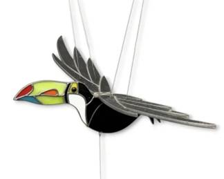 Stained Glass Hanging Toucan