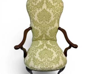 Green Queen Anne Style Chair