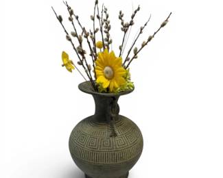 Vase Faux Floral Decor