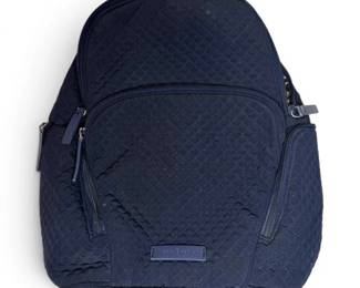 Vera Bradley Small Blue Backpack w Floral Interior