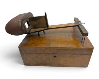 Antique Stereoscope with Photo Card Collection