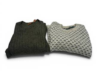Green Mens Northern Explorer L American Eagle Knitted Sweaters M