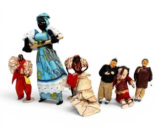 Handcrafted African And Chinese Dolls
