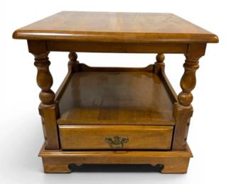 TwoTiered Wooden Night Stand