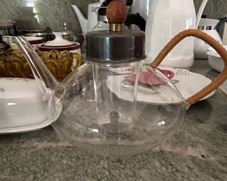 Assorted Kitchenware and Decorative Items including German Stoneware Jug and Ceramic Grape Cluster Bowl second image