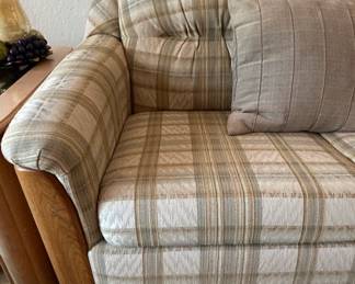 Plaid Sofa and Loveseat Set third image