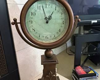 Antique Style Decorative Table Clock with Roman Numerals