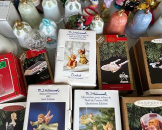 Assorted M.I. Hummel Figurines, Hallmark Keepsake Ornaments, and Collectibles second image