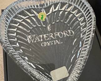 Waterford Crystal Heart Shaped Ring Dish second image