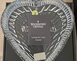Waterford Crystal Heart Shaped Ring Dish