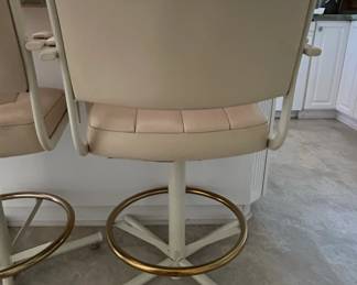 Chromcraft MidCentury Modern Swivel Bar Stools Set of