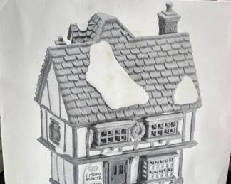 Department Heritage Village Collection Dickens Village Series Tutbury Printer second image