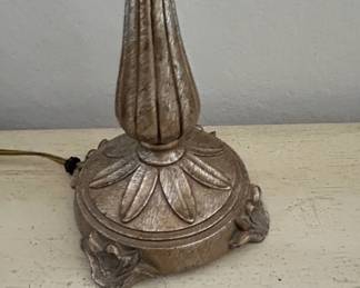 Traditional Table Lamp with Fluted Base second image