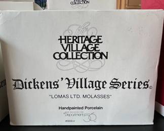 The Heritage Village Collection Dickens Village Series Lomas Ltd. Molasses Handpainted Porcelain