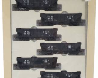 Walthers Atlantic Coast Line PS-3 Rib Side Twin Hoppers 6 Pack